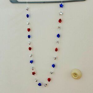 Starry Lei | School Graduation Lei | Fourth of July Lei | US Naturalization